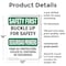 Signmission Safety Culture Sign, 10 in Width, Plastic, Rectangle, Bilingual OS-2PACK-SF-P-1014-L-10745 - alternate 7